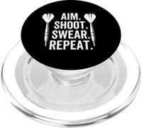 Mirare Sparare Giura Ripetere Dardo Divertente Tiro Con L'arco PopSockets PopGrip per MagSafe