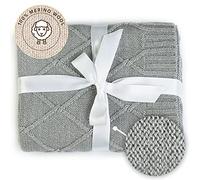 MIRARI Coperta in Lana Merino 100% 75x100 cm Copertina Neonato Invernale