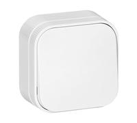 Miratic Interruttore Singolo a Due Posizioni Luce Muro Interruttore Lampada Interruttori Luce da Muro IP20 (bianco)