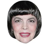 Mireille Mathieu (Fringe) Maschere di persone famose, facce di cartone