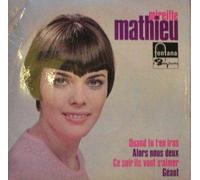 Mireille Mathieu - Quand Tu T'en Iras 7 Inch (7" Vinyl 45) UK Fontana