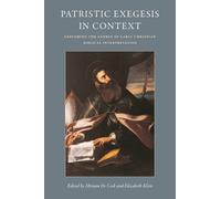 Miriam de Cock Patristic Exegesis in Context (Copertina rigida)