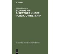 Miriam Dornstein Boards of Directors under Public Ownership (Copertina rigida)