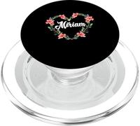 Miriam Fiore Cuore Personalizzato Nome Miriam PopSockets PopGrip per MagSafe