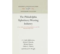 Miriam Hussey Gladys L. Palmer Edward The Philadelphia Uphol (Copertina rigida)