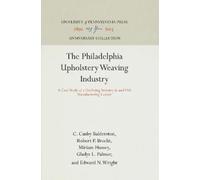 Miriam Hussey Gladys L. Palmer Edward The Philadelphia Uphol (Copertina rigida)