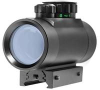 Mirino olografico a punto rosso 1x40, fucile a mirino Green Red Point, pistola ad aria compressa da 11 mm montata su ringhiere Colimador Scope, telescopio per fucile da caccia (nero) 2021 The New