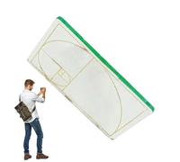 Mirino rapporto d'oro - strumento di composizione, visualizzatore di sezione chiaro, strumento di misurazione | Strumento di pittura e disegno portatile per fotografia, opere d'arte su tela, schizzi