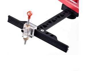 Mirino ricurvo a forma di T con regolazione dell'altezza dell'ingranaggio a vite senza fine per anello di puntamento strumento per principianti mancini e destrorsi accessori da caccia neri