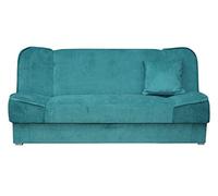 Mirjan24 Gemini con Scatola 3 Posti, Funzione Sonno, Letto, Divano Imbottito, Colore a Scelta Microfibra, Orinoco 85, 175x80x80 cm