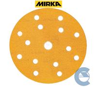 Mirka 2361109981 Confezione 100 Pezzi Disco Abrasivo Gold D150 Gr800 15f