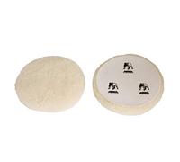 MIRKA 7990150111 - Cuscinetti in Pelliccia di Agnello, 150 mm, 2 Pezzi