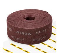 Mirka Mirlon™ Stuoia di Abrasivo Veryfine P360 115mm/10m Ruolo Rosso