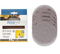 Mirka 9A-232-600RP - Dischi Abranet da 12,7 cm, grana P600, 10 pezzi