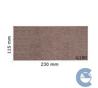 Mirka Abranet 115x230mm G 180 5411205018 Kit 50 Pezzi X Foglio Abrasivo Grana Me