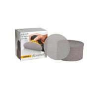Mirka Abranet 9A-241-080 - Set di 50 dischi abrasivi a rete abrasiva, grana 80, 15,2 cm, colore: grigio chiaro