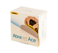 Mirka Abranet Ace dischi abrasivi a rete Ø 150mm a strappo / grana P1000 / 50 pz / Per tutte le levigatrici rotorbitali da 150 mm / Semiceramica / Per la levigatura di superfici dure, legno, metallo