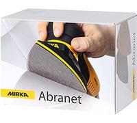 Mirka Abranet net delta dischi abrasivi per levigatrici triangolari 100x152x152 mm a strappo/grana P120 / 50 pezzi/per levigare legno, stucco, vernice, plastica / 5421905012