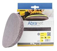 Mirka Abranet Dischi abrasivi a Rete Ø 150mm a Strappo/Grana P180 / 10 pz/Adatto a Tutte Le levigatrici rotorbitali e levigatrici da 150mm / per levigare Legno, Stucco, Vernice, plastica