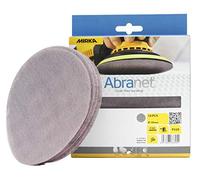 Mirka Abranet dischi abrasivi a rete Ø 150mm a strappo/grana P320 / 10 pz/Adatto a tutte le levigatrici rotorbitali da 150mm / per levigare senza polvere legno, stucco