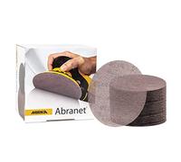 Mirka Abranet griglia di levigatura Ø 125mm a strappo/grana P800 / 50 pz/Adatto a tutte le levigatrici rotorbitali 125mm / per levigare legno, stucco, vernice, plastica