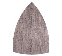 Mirka Abranet net delta dischi abrasivi per levigatrici triangolari 100x152x152 mm a strappo / grana P80 / 10 pz / per levigare legno, stucco, vernice, plastica / AE219F1080