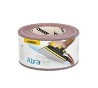 MIRKA Abranet Rotolo 75mm X 10m Rete Grata Abrasiva a Strappo P80-P400