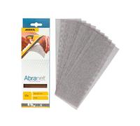 Mirka Abranet strisce abrasive 80x230mm grana P120 10 pezzi a strappo | Rete abrasiva a strappo P120 ideale per levigare legno stucco vernice plastica senza polvere 10 pezzi