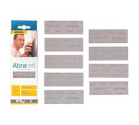 Mirka Abranet - Strisce abrasive a rete, 70 mm x 198 mm, confezione da 1 di ogni grana 80, 100, 120, 150, 180, 220, 320, 400, 600/9 pezzi/per levigare legno, spatola, vernice, plastica