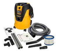 Mirka Aspiratore industriale a umido e a secco 25 litri/tubo di aspirazione/potenza 1000 W/incl. adattatore per levigatrici set di ugelli