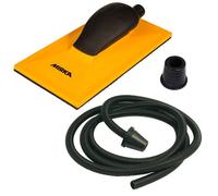 MIRKA Blocchetto Mano 115 X 230 MM 32-Loch Strappo Giallo Con Tubo Flessibile 4m
