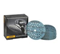 Mirka Galaxy carta abrasiva epossidica 125mm a strappo grana 80 per la levigatura di resina epossidica, legno, epossidica, rivertable 50 pz. dischi abrasivi