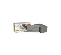 Mirka Iridium Premium carta abrasiva 81x133mm a strappo 54 fori, grana 40, 50/confezione / Per la levigatura di vernice, stucco, fondo, legno, acciaio, materiali minerali, plastica