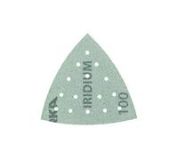 Mirka Carta abrasiva Iridium triangolo 93x93x93mm 15 fori grana 100