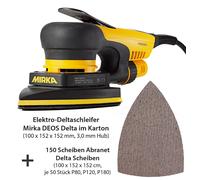 MIRKA Deos 663CV Delta Macina 3mm Hub 100x152x152mm 663 Cv Levigatrice a Delta