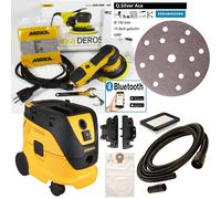 MIRKA Deros 125 150mm 5mm + Aspirapolvere 1230 L PC + 300x Q.Silver Ace