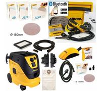 MIRKA DEROS 125/150Mm 5Mm + Aspiratore 1230 L AFC + RoundyKit KIT1621WOMDE