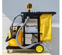 MIRKA Deros 150mm 5mm Con Aspirapolvere 1025 L PC E Carrello da Lavoro