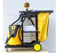 MIRKA Deros 150mm 5mm Con Aspirapolvere 1025 L PC E Carrello + Roundy Kit
