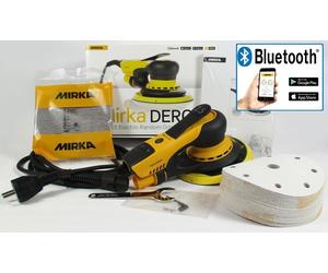 Mirka Deros 625CV Elettrico Levigatrice 150mm 2,5mm Hub + 50 Dischi Abrasivi