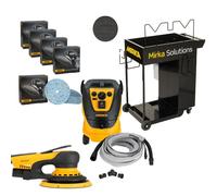 MIRKA Deros II Set / Iridium + 1230M Afc + Workstation KIT2614ARMDE