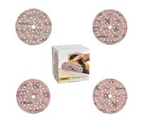Mirka Dischi abrasivi Ultimax Ligno 150 mm a strappo Kit 40 pz P80-180 | Kit assortito 40 pezzi dischi abrasivi Ø150 mm grane P80 P120 P150 P180 per levigatrici eccentriche professionali