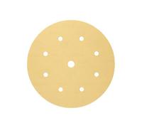 Mirka 2363205018 Gold - Foglio abrasivo - 200 mm Grip - P180-9 fori - Grana: ossido di alluminio - Rilegatura: resina sulla resina - Base: carta D/C - Oro - Confezione da 50 pezzi