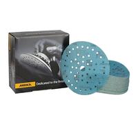 Mirka Galaxy carta abrasiva epossidica Multifit 150mm grana 100 a strappo | Ideale per levigatura resina epossidica legno alta durata 50 dischi abrasivi a strappo grana 100