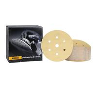 Mirka Gold Carta abrasiva universale Ø 150 mm a strappo 7 fori, grana P280, 100 pz/Per levigare intonaco, stucco, truciolato, legno, vernice