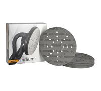 Mirka Iridium Carta abrasiva Ø 225 mm/a strappo, grana 60/25 dischi/Per levigatrici a secco, per pareti e soffitti/Levigatura di vernice, stucco, fondo, legno, acciaio, materiali minerali