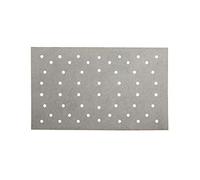Mirka Iridium Premium carta abrasiva 81x133mm a strappo 54 fori, grana 400, 100 pz / Per la levigatura di vernice, stucco, fondo, legno, acciaio, materiali minerali, plastica