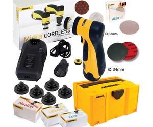 MIRKA Levigatrice A Batteria AROS B 150NV 32Mm 10.8V 5Mm Hub KIT2048WOMDE