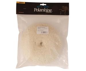 MIRKA Polarshine - Cuscinetti per lucidatura, diametro 180 mm, in pelliccia di agnello annodata (1 per confezione) (1 pezzo)