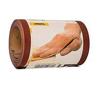 Mirka Red Carta vetrata in rotolo 115mm x 5m / grana P40 / 1 rotolo/Per la levigatura di legno, metallo e plastica